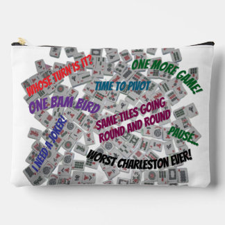 Mahjong Sayings Tiles Pouch Bag Zubehörtasche