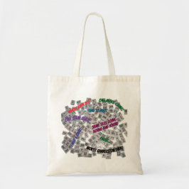 Mahjong Sayings Tote Bag Tragetasche