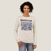 Mahjong Sayings Women's Long Sleeve T-Shirt  Tri-Blend Shirt (Volle Vorderseite)