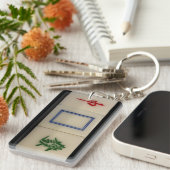 Mahjong-Schlüsselanhänger mit Drachensymbolen Schlüsselanhänger (Vorderseite rechts)