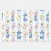 Mahjong Seersucker Geschenkpapier Set (Vorderseite 2)