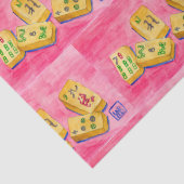 Mahjong Seidenpapier (Detail)