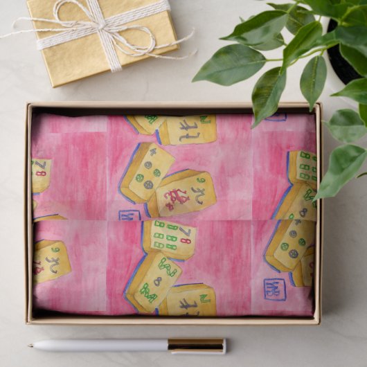 Mahjong Seidenpapier (Geschenk)
