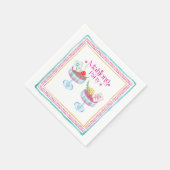 Mahjong Serviette (Ecke)