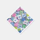 Mahjong-Serviette Serviette (Ecke)