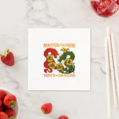 Mahjong-Servietten und Tischwäsche Serviette (Beispiel)