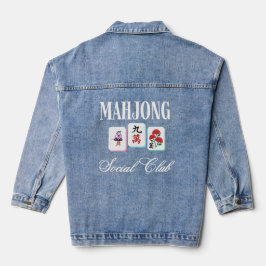 Mahjong Sozialclub  Jeansjacke