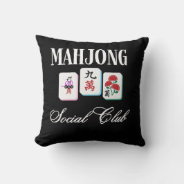 Mahjong Sozialclub  Kissen