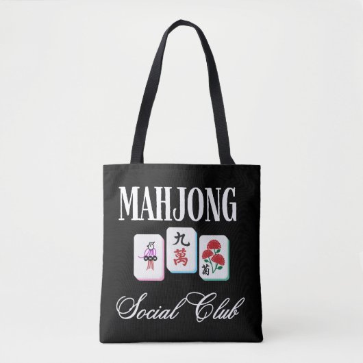Mahjong Sozialclub  Tasche (Vorderseite)