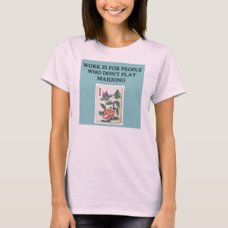 Mahjong-Spieler T-Shirt