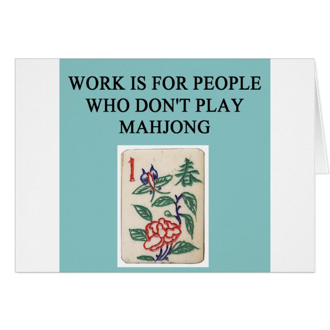 mahjong Spielspieler (Vorderseite (Horizontal))