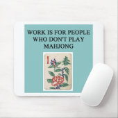 mahjong Spielspieler Mousepad (Mit Mouse)