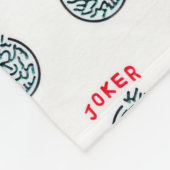 MahJong-Spielsymbol Joker-Kachel Fleecedecke (Ecke)