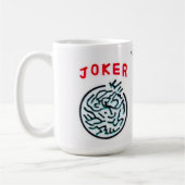 MahJong-Spielsymbol Joker-Kachel Kaffeetasse (Links)