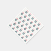 MahJong-Spielsymbol Joker-Kachel Serviette (Ecke)