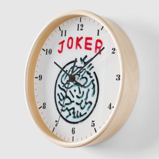 MahJong-Spielsymbol Joker-Kachel Uhr (Winkel)