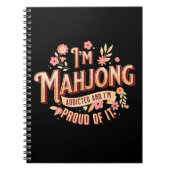 Mahjong süchtig | Funny mahjong Notizblock (Vorderseite)
