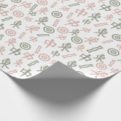 Mahjong-Symbole Geschenkpapier (Ecke)