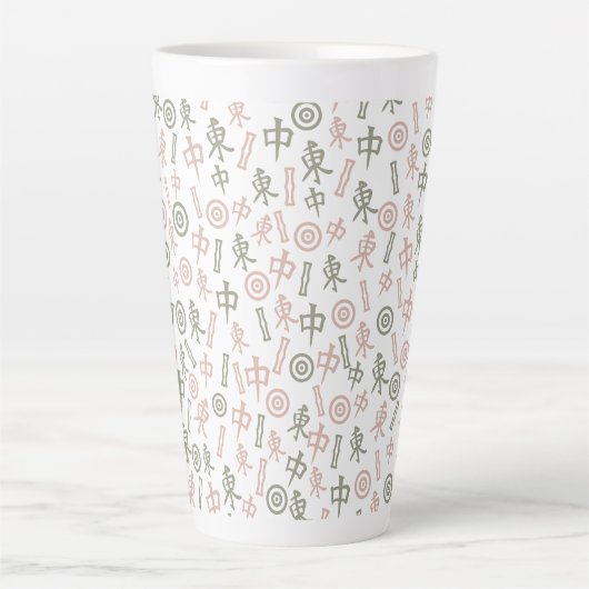 Mahjong Symbole Milchtasse (Vorderseite)