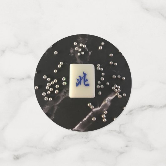 Mahjong Table Confetti Konfetti (Klein Vorderseite)