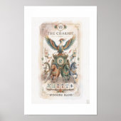 Mahjong Tarot Der Wagen Poster (Vorne)