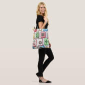 Mahjong-Taschentuch Tasche (Am Model)
