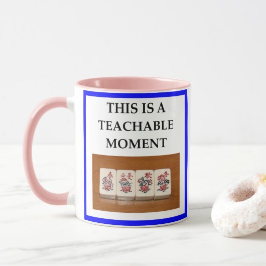 mahjong tasse (Mit Donut)