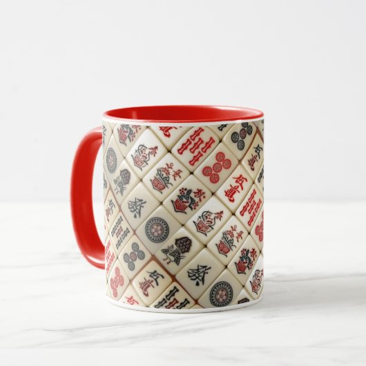 Mahjong Tasse (Vorderseite Links)