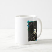 Mahjong-Tasse mit Blue Floral Accent Kaffeetasse (VorderseiteRechts)