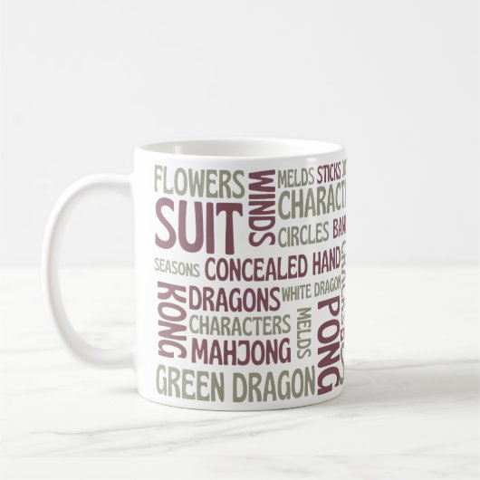 Mahjong-Terminologie | Mahjong-Liebhaber Kaffeetasse (Links)