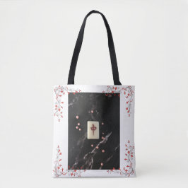 Mahjong thematische Tasche mit dem Roten Drachen