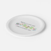 Mahjong-Themenplatte Pappteller (Schrägansicht)