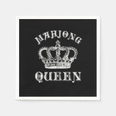 Mahjong Tile-basiertes chinesisches Spiel Gambler  Serviette (Vorderseite)