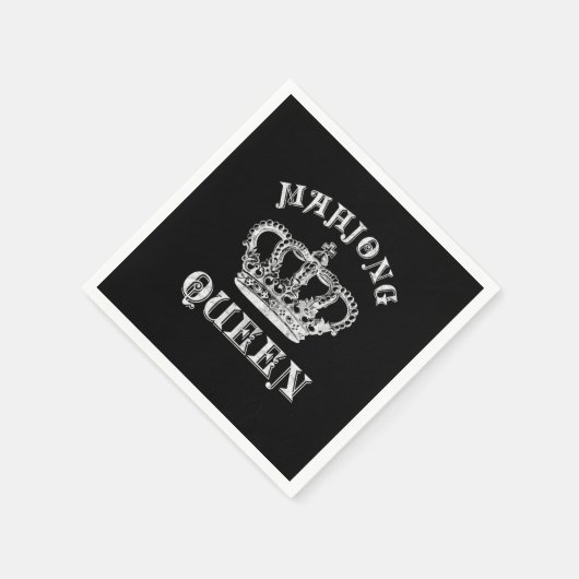 Mahjong Tile-basiertes chinesisches Spiel Gambler  Serviette (Ecke)