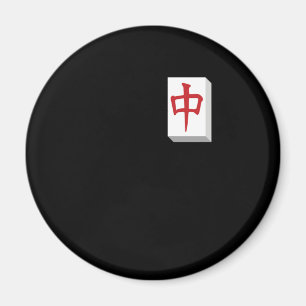 Mahjong Tile-basiertes chinesisches Spiel Gameplay Magnet