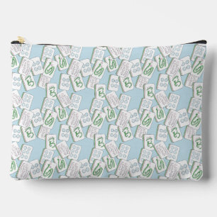 Mahjong Tile Fun große Accessory Pouch Zubehörtasche