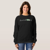 Mahjong Tile Gamer Mah Jong Gambling Sweatshirt (Vorne ganz)