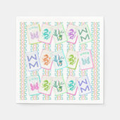 MAHJONG TILE NAPKIN SERVIETTE (Vorderseite)