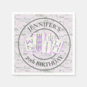 Mahjong Tile Napkins für Mahjong Party Deco Serviette (Vorderseite)