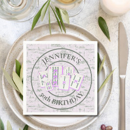 Mahjong Tile Napkins für Mahjong Party Deco Serviette