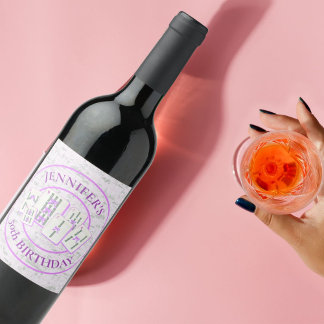 Mahjong Tile Wine Label für Mahjong Party Dekorati Weinetikett