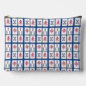 Mahjong Tiles Design Accessory Bag Zubehörtasche (Vorderseite)