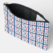 Mahjong Tiles Design Accessory Bag Zubehörtasche (Offen)