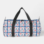 Mahjong Tiles Design Duffel Bag Duffle Bag (Rückseite)