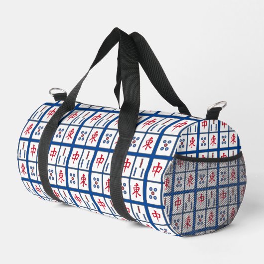 Mahjong Tiles Design Duffel Bag Duffle Bag (Rechte Ecke)