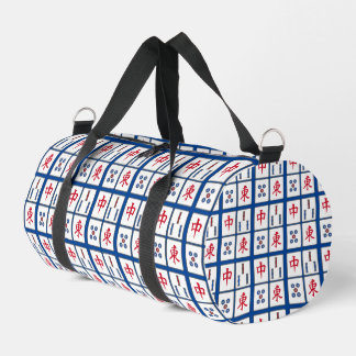 Mahjong Tiles Design Duffel Bag Duffle Bag