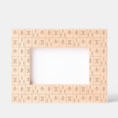 Mahjong Tiles Design Etted Picture Frame Geätzte Rahmen (Vorderseite)