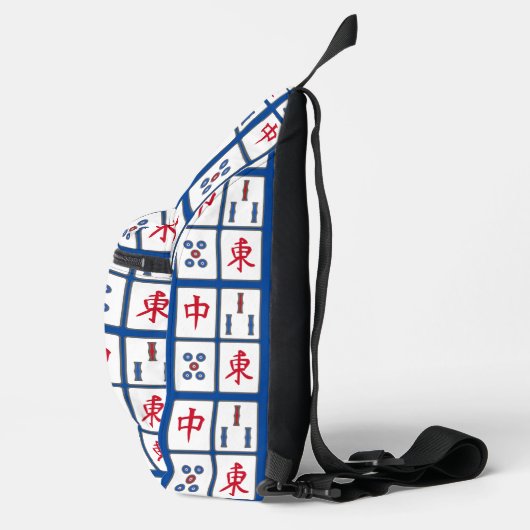 Mahjong Tiles Design Sling Bag (Rechts)