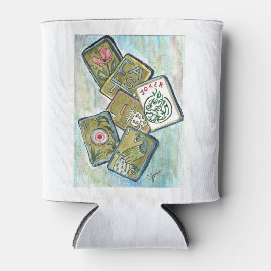 Mahjong Tiles Dosenkühler (Vorderseite)