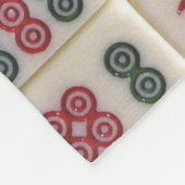 Mahjong Tiles Fleecedecke (Ecke)